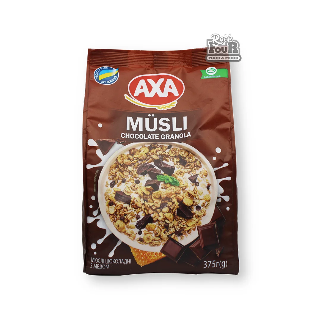 Մյուսլի շոկոլադե «AXA» մեղրով 375գ